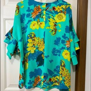 Umgee Lady’s Blouse 3/4 length sleeves